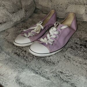 Women's Purple Canvas Sneakers